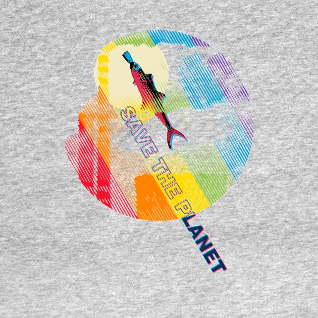 Save the planet | rainbows by Tee Architect